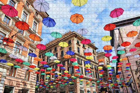 Genoa Liguria Italy Jigsaw Puzzle Wooden 1000 Piece
