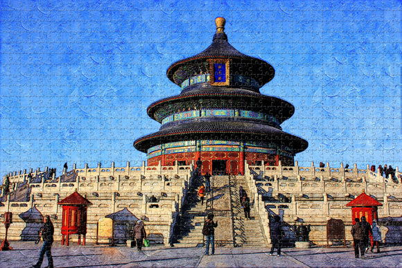 China Temple of Heaven Beijing Jigsaw Puzzle Wooden 1000 Piece