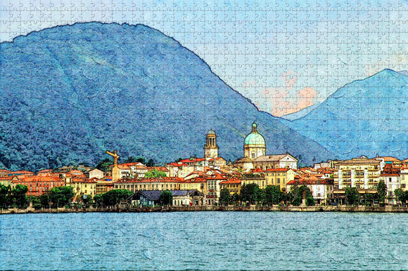 Italy Verbania Jigsaw Puzzle Wooden 1000 Piece