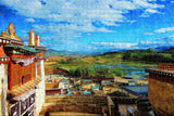 China Shangri-La Jigsaw Puzzle Wooden 1000 Piece