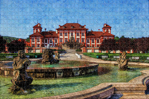 Czech Tri Prague Park Jigsaw Puzzle Wooden 1000 Piece