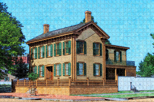 Springfield Abraham Lincoln House USA Jigsaw Puzzle Wooden 1000 Piece