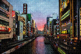 Dotonbori Osaka Japan Jigsaw Puzzle Wooden 1000 Piece