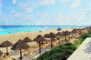 Mexico Beach Cozumel Jigsaw Puzzle Wooden 1000 Piece