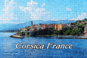 France Corsica Jigsaw Puzzle Wooden 1000 Piece