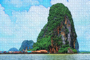 Thailand Phang Nga Bay Jigsaw Puzzle Wooden 1000 Piece