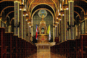 Costa Rica Sanctuary Church Jigsaw Puzzle Wooden 1000 Piece