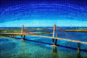 Bridge Charleston USA Jigsaw Puzzle Wooden 1000 Piece