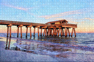 Tybee Island Georgia USA Jigsaw Puzzle Wooden 1000 Piece