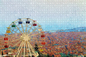 Spain Barcelona Sightseeing Jigsaw Puzzle Wooden 1000 Piece