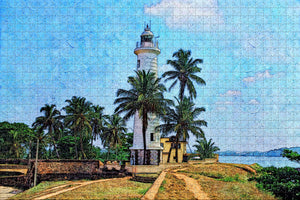 Sri Lanka Light House Galle Fort Jigsaw Puzzle Wooden 1000 Piece