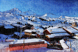 France Megeve Jigsaw Puzzle Wooden 1000 Piece