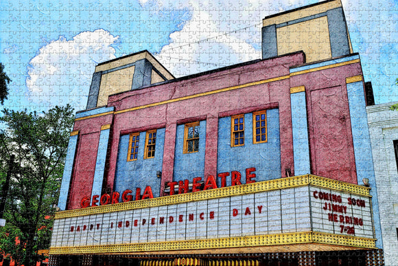 USA America Athens Georgia Theatre Jigsaw Puzzle Wooden 1000 Piece