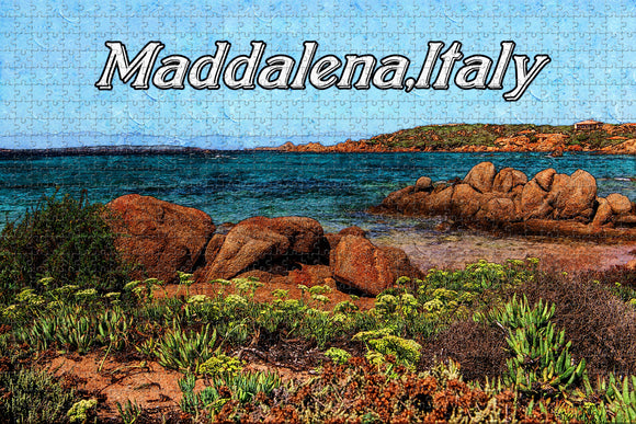 Italy Maddalena Jigsaw Puzzle Wooden 1000 Piece