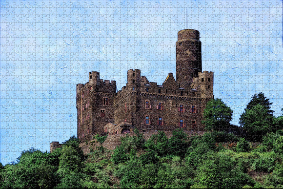 Liechtenstein Castle Jigsaw Puzzle Wooden 1000 Piece