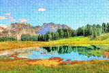 Italy Val Gardena Jigsaw Puzzle Wooden 1000 Piece