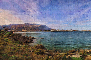 Greece Balos Lagoon Kissamos Crete Jigsaw Puzzle Wooden 1000 Piece