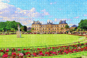 France Luxembourg Gardens Paris Jigsaw Puzzle Wooden 1000 Piece