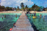 Belize Caulker Jigsaw Puzzle Wooden 1000 Piece