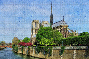 France Notre Dame de Paris Jigsaw Puzzle Wooden 1000 Piece