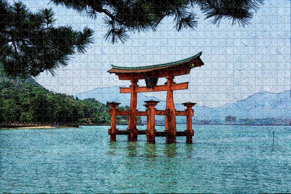 Japan Itsukushima Shinto Shrine Hiroshima Jigsaw Puzzle Wooden 1000 Piece