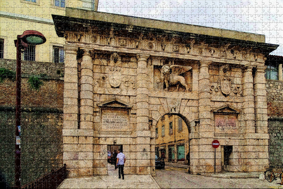 Croatia Zadar City Gate Zadar Jigsaw Puzzle Wooden 1000 Piece