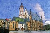 Germany St. Nicholas Church Leipzig Jigsaw Puzzle Wooden 1000 Piece