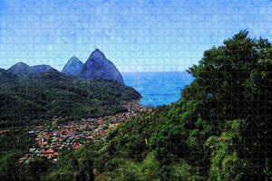 Chile Santa Lucia Hill Santiago Jigsaw Puzzle Wooden 1000 Piece