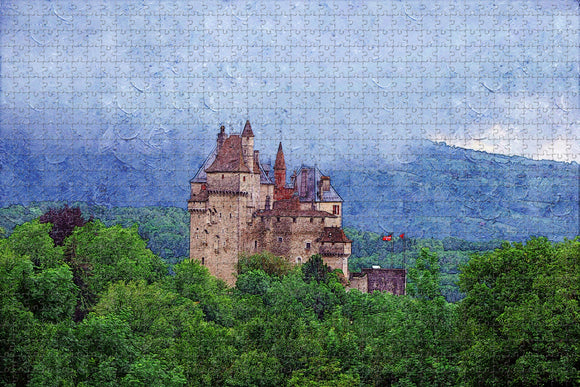 France Menthon Saint Bernard Castle Menton Jigsaw Puzzle Wooden 1000 Piece