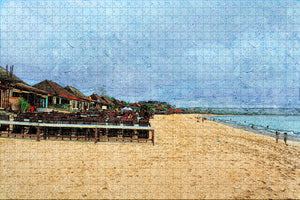 Indonesia Jimbaran Beach Bali Jigsaw Puzzle Wooden 1000 Piece