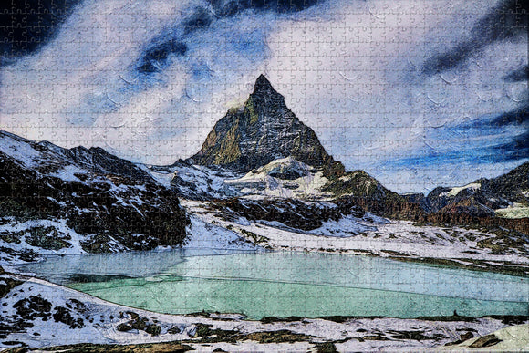 Switzerland Matterhorn Ski Paradise Zermatt Jigsaw Puzzle Wooden 1000 Piece