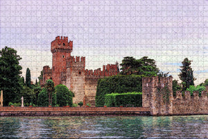 Italy Bardolino Castle Jigsaw Puzzle Wooden 1000 Piece