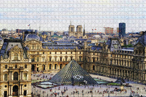 France Louvre Museum Paris Jigsaw Puzzle Wooden 1000 Piece