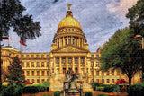 Mississippi State Capitol Jackson USA Jigsaw Puzzle Wooden 1000 Piece