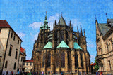 Czech St. Vitus Cathedral Prague Jigsaw Puzzle Wooden 1000 Piece