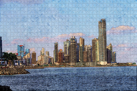 Panama City Jigsaw Puzzle Wooden 1000 Piece