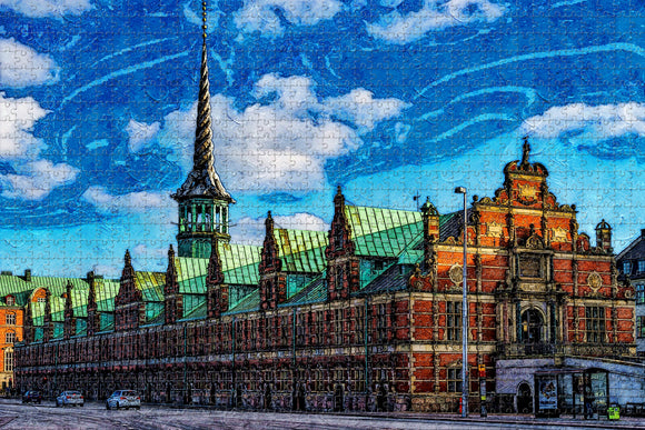 Denmark Copenhagen Cathedral Jigsaw Puzzle Wooden 1000 Piece