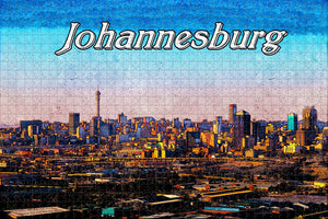 South Africa Johannesburg Jigsaw Puzzle Wooden 1000 Piece