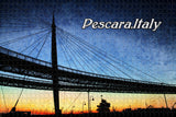 Italy Sea Bridge Pescara Jigsaw Puzzle Wooden 1000 Piece