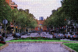 Spain Las Ramblas Barcelona Jigsaw Puzzle Wooden 1000 Piece