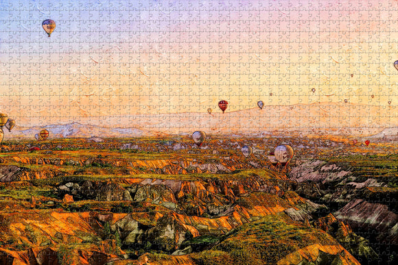 Turkey Cappadocia Jigsaw Puzzle Wooden 1000 Piece