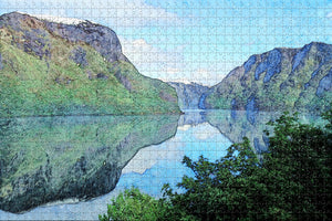 Norway Sognefjord Bergen Jigsaw Puzzle Wooden 1000 Piece