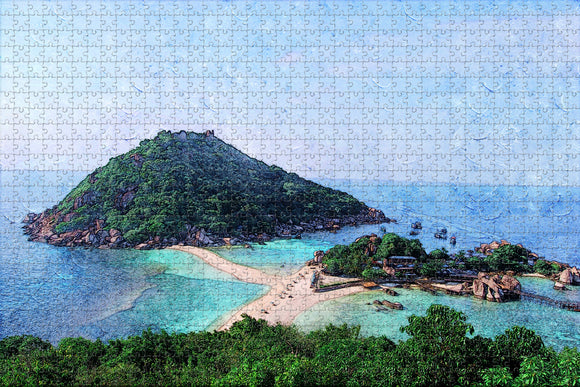 Thailand Nangyuan Island Jigsaw Puzzle Wooden 1000 Piece