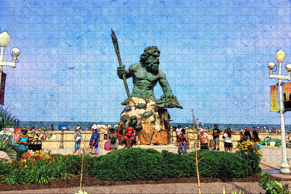 Virginia Beach Boardwalk USA Jigsaw Puzzle Wooden 1000 Piece