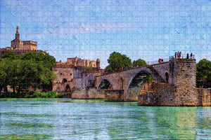 France The bridge of Avignon Jigsaw Puzzle Wooden 1000 Piece