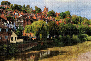 UK England Bridgnorth River Jigsaw Puzzle Wooden 1000 Piece