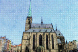 Czech St Bartholomew's Cathedral Pilsen Jigsaw Puzzle Wooden 1000 Piece