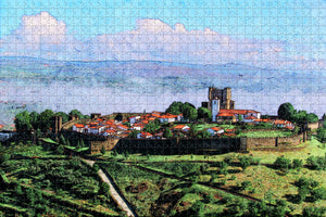 Portugal Braganca Castle Jigsaw Puzzle Wooden 1000 Piece