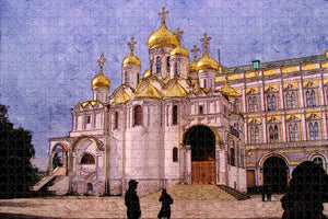 Russia Cathedral of the Annunciation Moscow Jigsaw Puzzle Wooden 1000 Piece