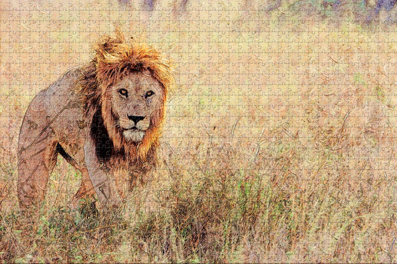 Lion Mauritius Jigsaw Puzzle Wooden 1000 Piece